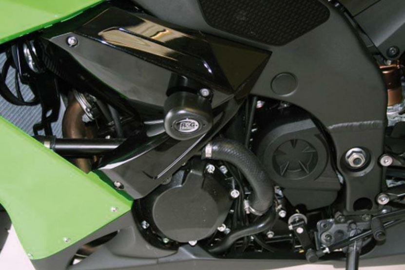 Краш тапи R&amp;G RACING Aero Crash Protectors Black Kawasaki ZX10R 08-10